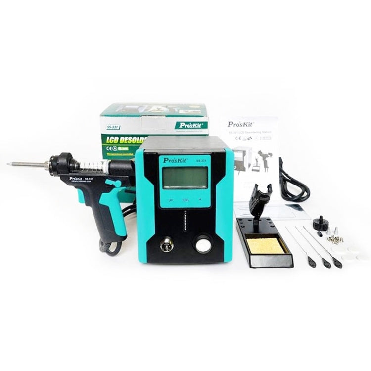 ProsKit SS-331H Electric Heat Tin Suction Device Fully Automatic Suction Pump Desoldering Machine - free shipping - PMC TechLife - Order now!