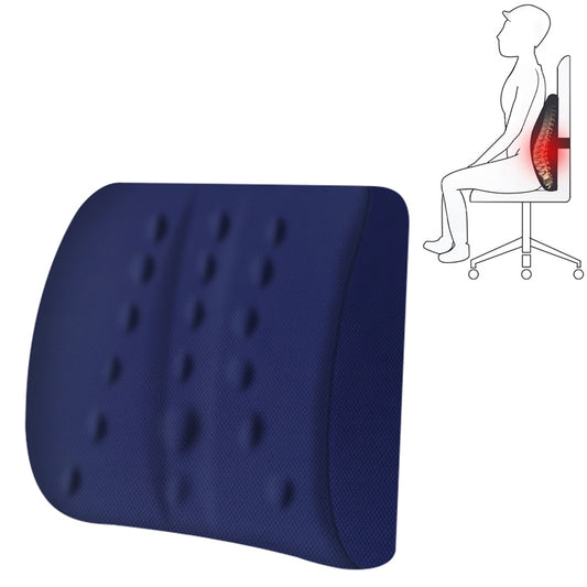 Lumbar Cushion Office Maternity Seat Cushion Car Lumbar Memory Foam Lumbar Pillow,Style: Standard (Blue) - Cushions & Pillows by PMC Jewellery | Online Shopping South Africa | PMC Jewellery | Buy Now Pay Later Mobicred