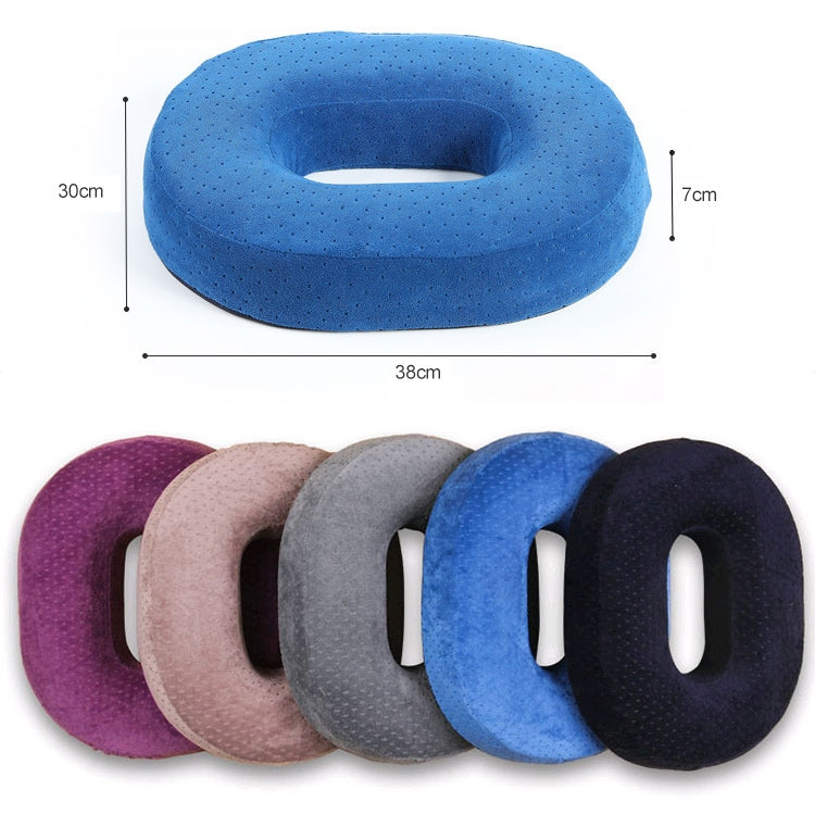 Slow Resilience Memory Foam Office Hip Pad After Hemorrhoids Operation Cushion(Black) - Cushions & Pillows by PMC TechLife | Online Shopping South Africa | PMC TechLife | Buy Now Pay Later Mobicred