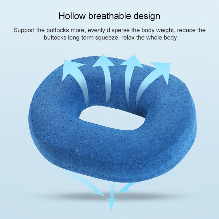 Slow Resilience Memory Foam Office Hip Pad After Hemorrhoids Operation Cushion(Coffee Color) - Cushions & Pillows by PMC Jewellery | Online Shopping South Africa | PMC Jewellery | Buy Now Pay Later Mobicred