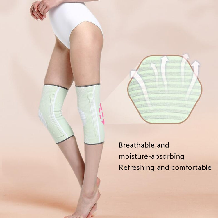 Sports Knee Pads Training Running Knee Thin Protective Cover, Specification: L(Light Gray Silicone Non-slip) - Sports Safety by PMC Jewellery | Online Shopping South Africa | PMC Jewellery