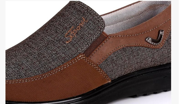 Low-cut Business Casual Soft Soles Flat Shoes for Men, Shoe Size:41(Gray) - Casual Shoes by PMC Jewellery | Online Shopping South Africa | PMC Jewellery | Buy Now Pay Later Mobicred