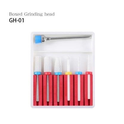 Nail Art Ceramic Tungsten Steel Alloy Grinding Heads Set Grinder Polishing Tool, Color Classification: GH-01 - Grinding Tools & Accessories by PMC Jewellery | Online Shopping South Africa | PMC Jewellery | Buy Now Pay Later Mobicred