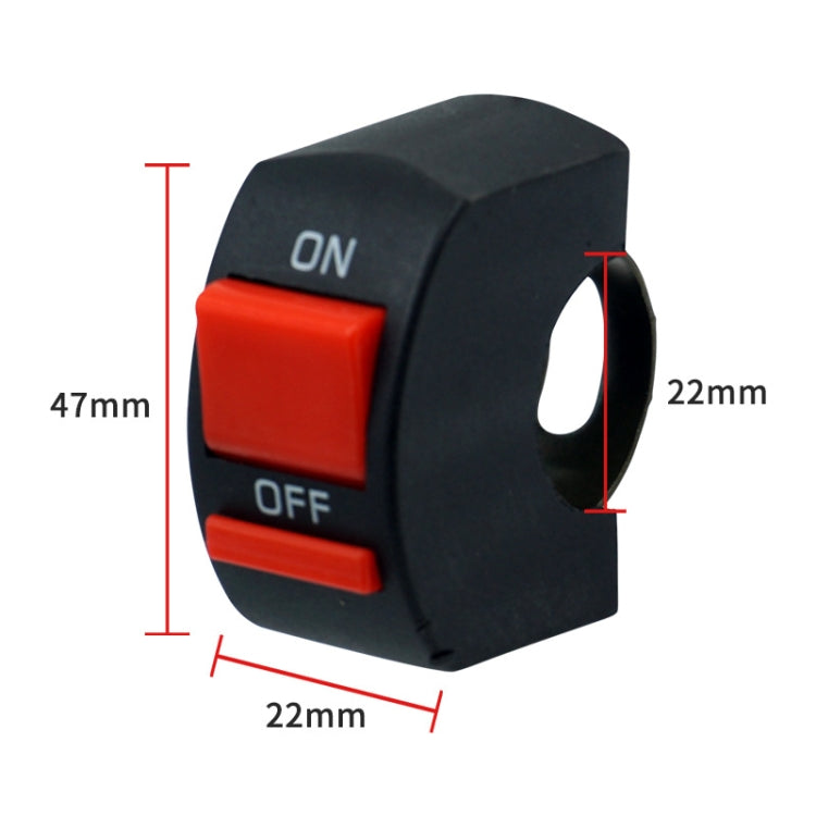 10 PCS Motorcycle Modification Accessories Off-Road Vehicle Double Flash Switch LED Headlight Controller Switch - Electrical System by PMC TechLife | Online Shopping South Africa | PMC TechLife | Buy Now Pay Later Mobicred