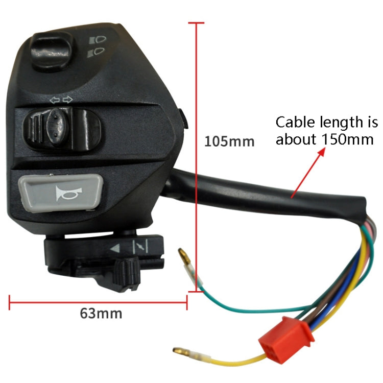 Motorcycle Accessories Handle Switch Assembly Handle Combination Switch For Yamaha MIO / LC135 - Electrical System by PMC Jewellery | Online Shopping South Africa | PMC Jewellery | Buy Now Pay Later Mobicred