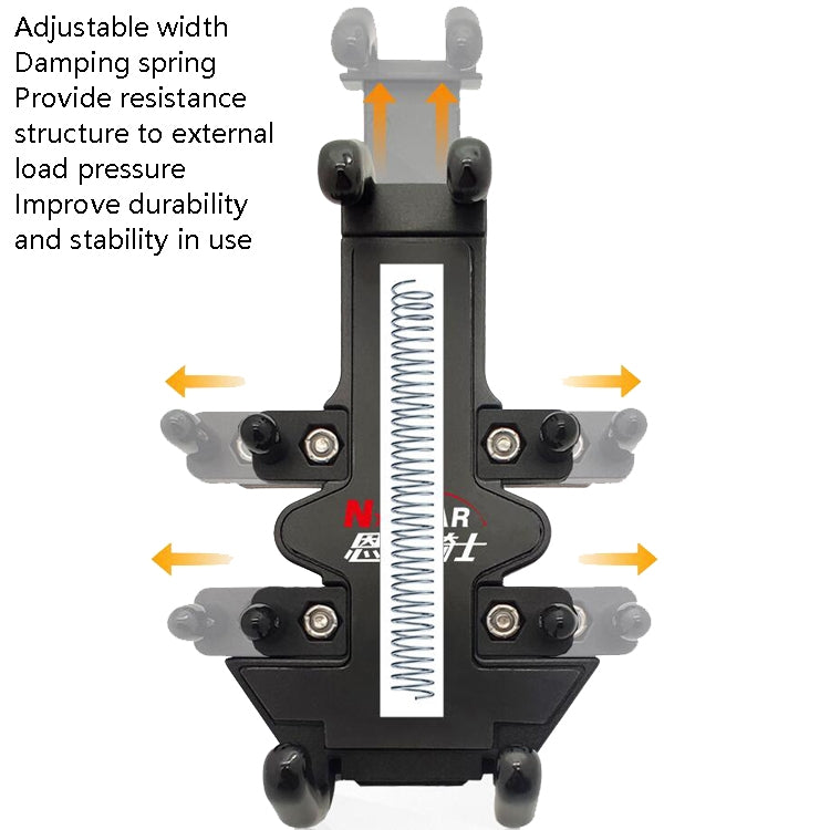 N-STAR Motorcycle Bicycle Composite Version Of Mobile Phone Bracket Multifunctional Accessories Lightweight Riding Equipment(Large Horseshoe) - Holders by N-STAR | Online Shopping South Africa | PMC Jewellery | Buy Now Pay Later Mobicred