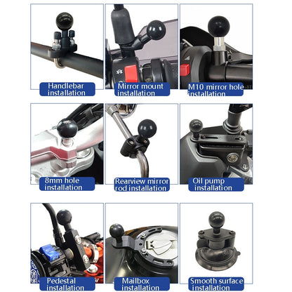 N-STAR Motorcycle Bicycle Composite Version Of Mobile Phone Bracket Multifunctional Accessories Lightweight Riding Equipment(Small Horseshoe) - Holders by N-STAR | Online Shopping South Africa | PMC Jewellery | Buy Now Pay Later Mobicred