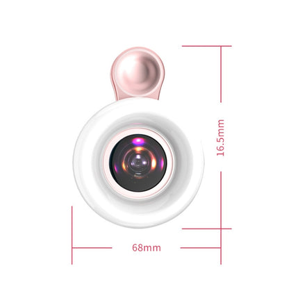 Mobile Phone Macro Lens Beauty Makeup Selfie Light(Pink) - Selfie Light by PMC Jewellery | Online Shopping South Africa | PMC Jewellery | Buy Now Pay Later Mobicred