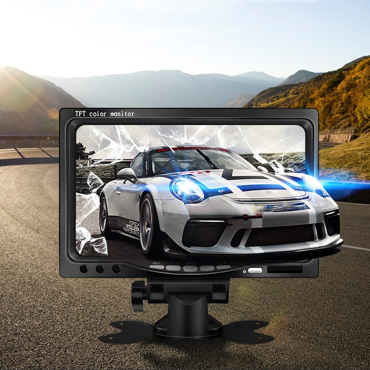 YB-700A 7 Inch Car Display Truck Car Reversing Image HD Monitoring Bus Reversing Display, Specification: AV Interface(1024 x 600) - Rearview Monitors by PMC Jewellery | Online Shopping South Africa | PMC Jewellery | Buy Now Pay Later Mobicred