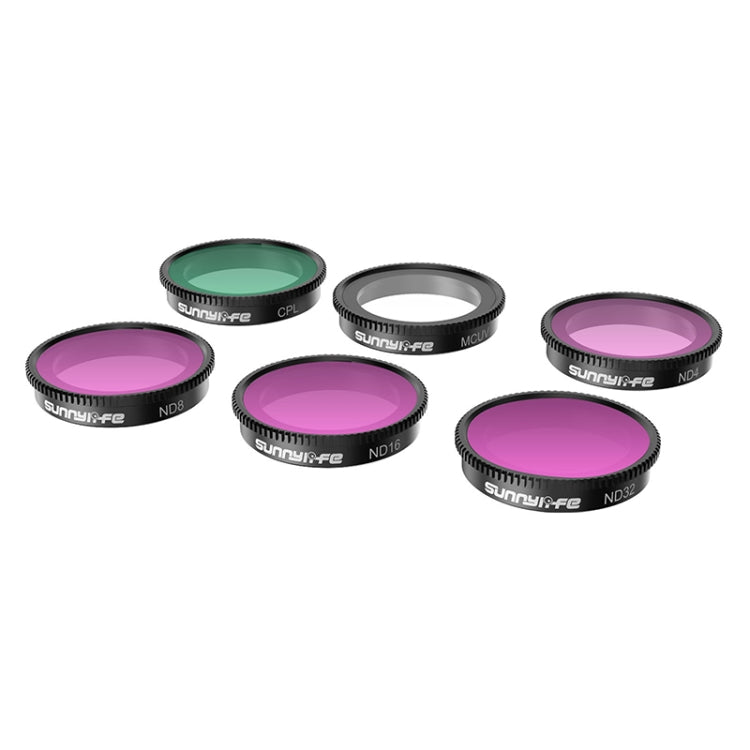 Sunnylife 6 in 1 CPL+UV+ND4+ND8+ND16+ND32 Filter For Insta360 GO 2 - Len Accessories by PMC Jewellery | Online Shopping South Africa | PMC Jewellery | Buy Now Pay Later Mobicred