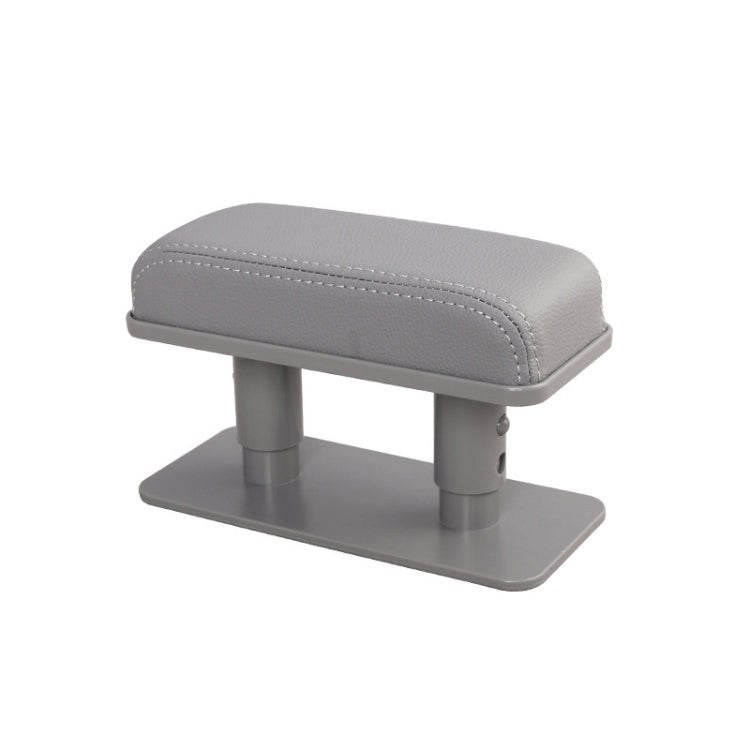 Car Arm Handle Seat Left Hand Elbow Tray Universal Leather Increasing Pad Central Armrest Box(Gray) - Seat Accessories by PMC Jewellery | Online Shopping South Africa | PMC Jewellery