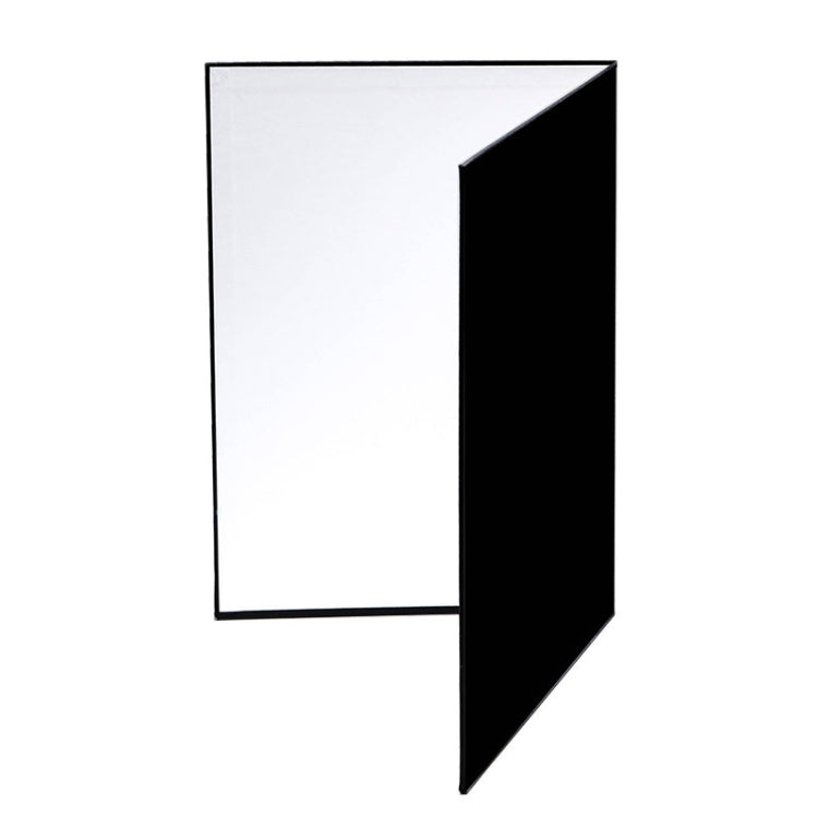 2 PCS 3-in-1 Reflective Board White + Black + Silver A4 Cardboard Folding Light Diffuser Board - free shipping - PMC TechLife - Order now!