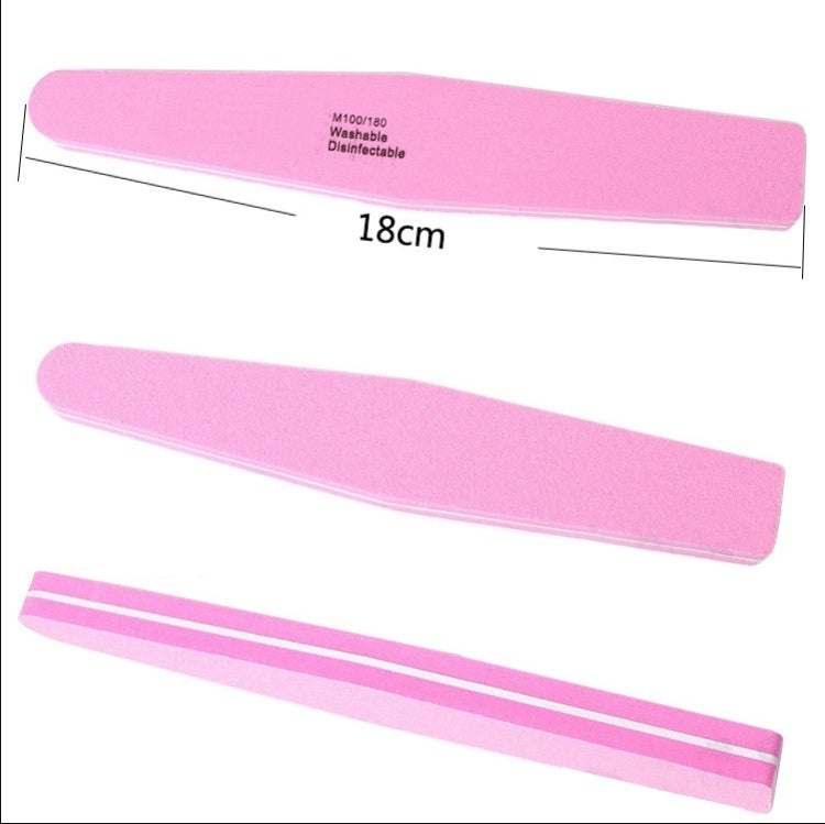 20 PCS 178x28x12mm Diamond-Shaped High-Elastic Sponge Nail Tool Random Colour Delivery - Grinding Tools & Accessories by PMC Jewellery | Online Shopping South Africa | PMC Jewellery | Buy Now Pay Later Mobicred