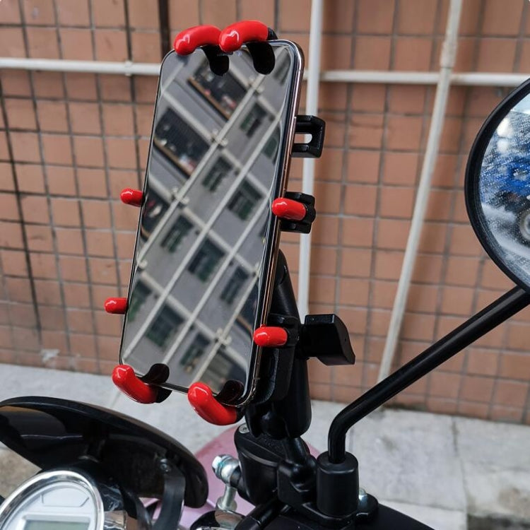 Motorcycle Metal Navigation Mobile Phone Bracket,Style: Thin Tube Fixation (Hand Twist) - Holder by PMC TechLife | Online Shopping South Africa | PMC TechLife | Buy Now Pay Later Mobicred