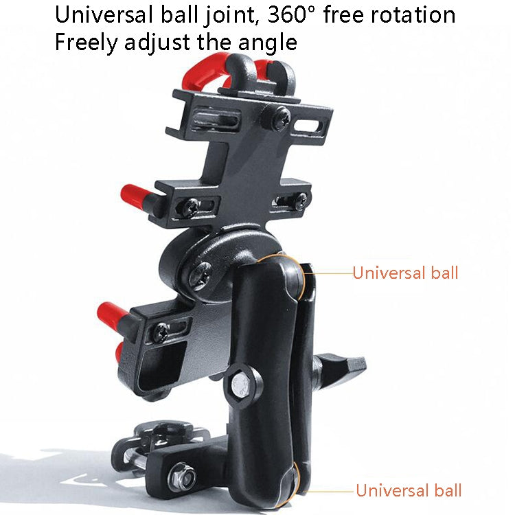 Motorcycle Metal Navigation Mobile Phone Bracket,Style: Handle Installation (Anti-theft) - Holder by PMC TechLife | Online Shopping South Africa | PMC TechLife | Buy Now Pay Later Mobicred