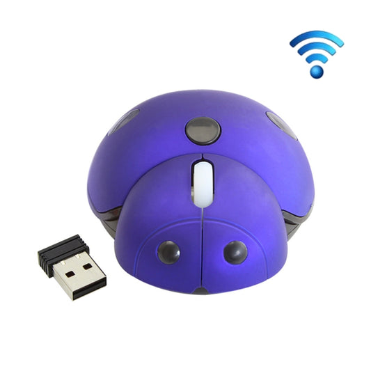 CM0184 3000 DPI 3-keys Mini Ladybug 2.4G Wireless Mouse Personalized Wireless Mouse(Blue) - Wireless Mice by PMC Jewellery | Online Shopping South Africa | PMC Jewellery | Buy Now Pay Later Mobicred