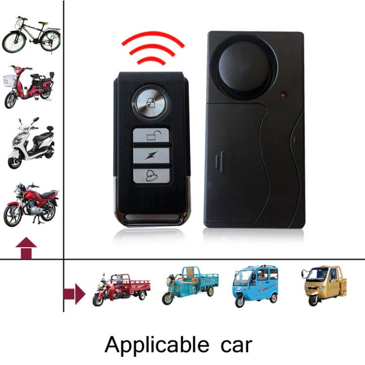 Bicycle Wireless Remote Control Anti-Theft Alarm - Bicycle Locks & Bicycle Pumps by PMC TechLife | Online Shopping South Africa | PMC TechLife