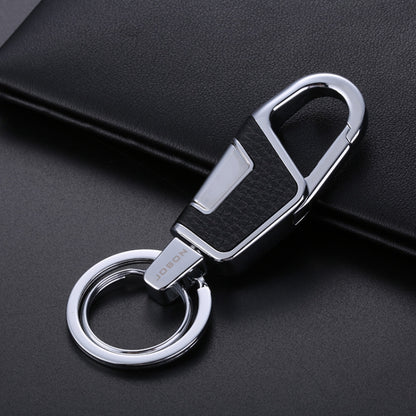 JOBON ZB-6611 Car Keychain Men Waist Hanging Keychain Simple Key Rings(Silver) - Key Rings by JOBON | Online Shopping South Africa | PMC Jewellery | Buy Now Pay Later Mobicred