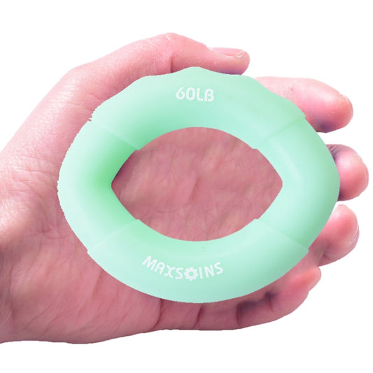 MAXSOINS MXO-009898 Silicone Finger Exercise Grip Device Olive Shape Rehabilitation Finger Pinch Device, Specification: 60LB(Jade) - Fitness Equipments by PMC Jewellery | Online Shopping South Africa | PMC Jewellery | Buy Now Pay Later Mobicred