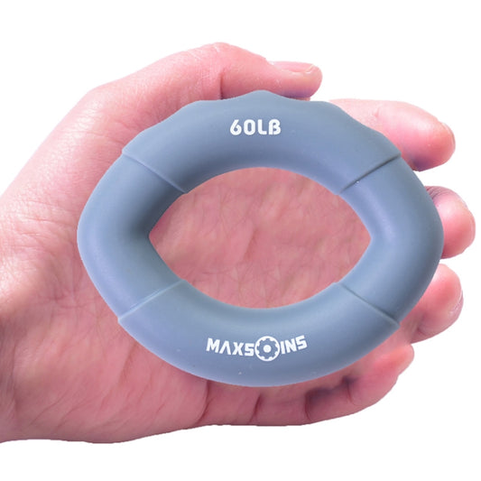 MAXSOINS MXO-009898 Silicone Finger Exercise Grip Device Olive Shape Rehabilitation Finger Pinch Device, Specification: 60LB(Gray) - Fitness Equipments by PMC Jewellery | Online Shopping South Africa | PMC Jewellery | Buy Now Pay Later Mobicred