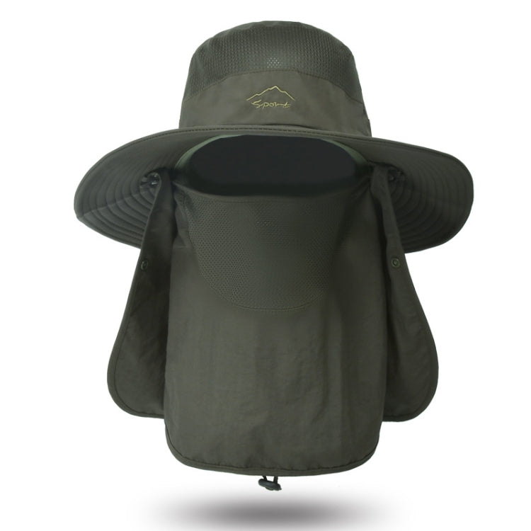 Multifunction Fisherman Hats Outdoor Speed Drying Fishing Breathable Sun Hats(Army Green) - Peaked Cap by PMC Jewellery | Online Shopping South Africa | PMC Jewellery