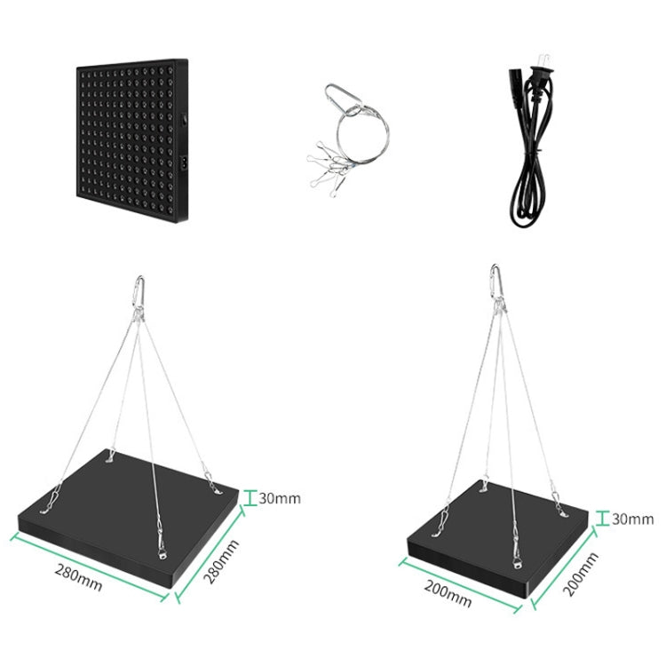 LED Plant Light Quantum Board Greenhouse Seedling Plant Growth Supplementary Light Full Spectrum Plant Planting Light, Power: 81 Beads EU Plug - LED Grow Lights by PMC Jewellery | Online Shopping South Africa | PMC Jewellery