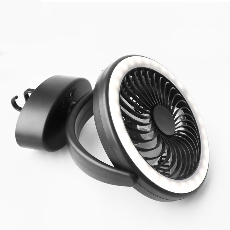 YQ-8004 USB Charging Outdoor Wild Camp Fan Multifunction Camping Tent LED Fan(Black) - Electric Fans by PMC Jewellery | Online Shopping South Africa | PMC Jewellery | Buy Now Pay Later Mobicred