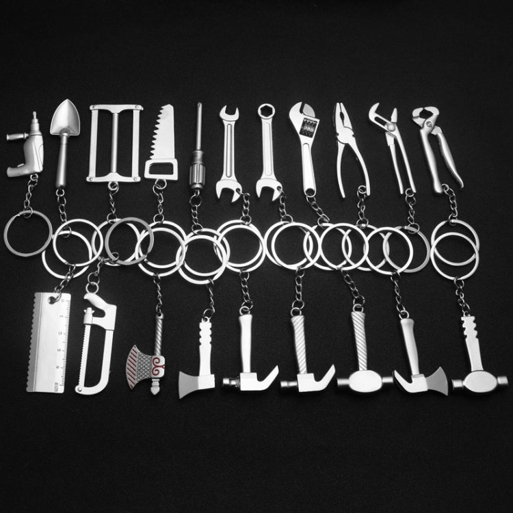 10 PCS Tool Metal Keychain Car Key Ring Pendant, Colour: H-540 Activity Wrench - Key Rings by PMC TechLife | Online Shopping South Africa | PMC TechLife