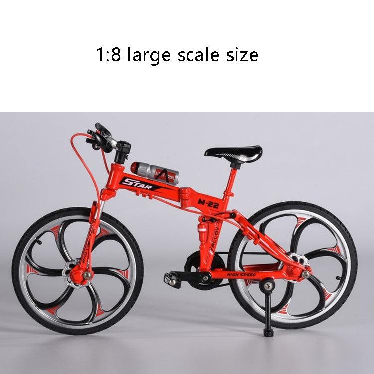 1:8 Scale Simulation Alloy Bicycle Model Mini Bicycle Toy Decoration(Road Bike-Pink) - Model Toys by PMC Jewellery | Online Shopping South Africa | PMC Jewellery