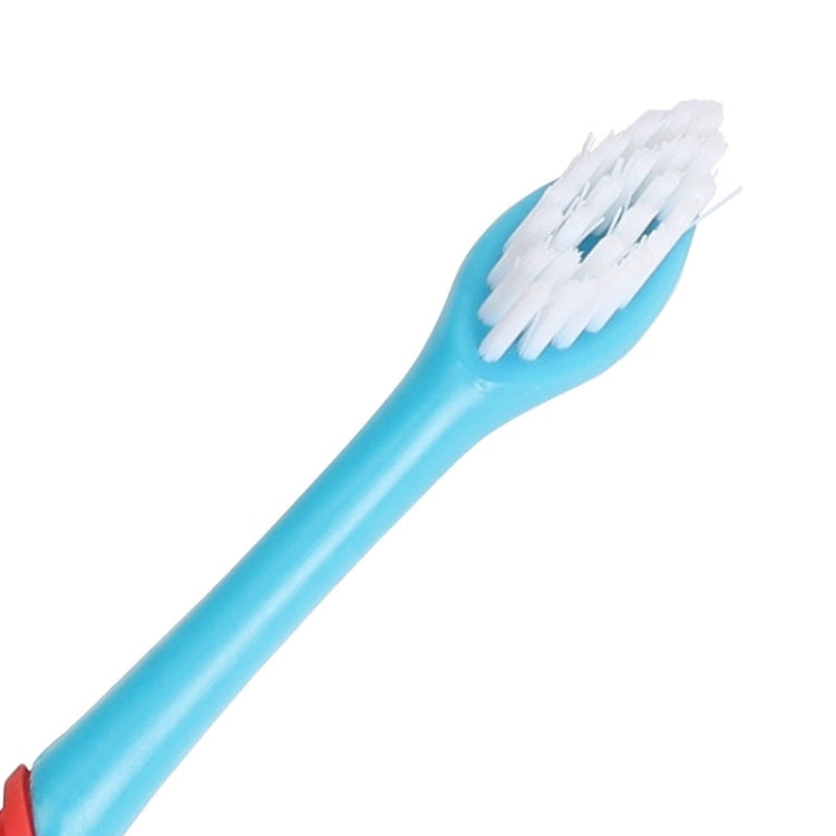 Pet Double-Head Toothbrush Pet Oral Cleaning Products(Blue) - Oral Cleaning Tools by PMC Jewellery | Online Shopping South Africa | PMC Jewellery