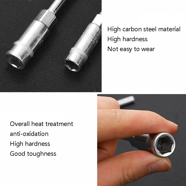 T-Wrench Car Assembly Repair Sleeve Wrench Hexagon Lengthening Socket, Specification: 8mm - Hand Tool Sets by PMC TechLife | Online Shopping South Africa | PMC TechLife | Buy Now Pay Later Mobicred