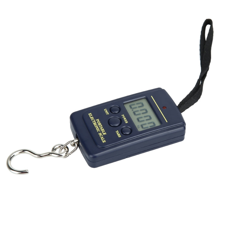 10g Mini Digital Fishing Scale Travel Weighting Steelyard Hanging Electronic Hook Scale Kitchen Weight Tool, Capacity:40kg with backlight - Hanging Scales by PMC Jewellery | Online Shopping South Africa | PMC Jewellery | Buy Now Pay Later Mobicred