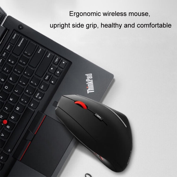 Lenovo Thinkbook Wireless Mouse Ergonomic Design Side Grip Mice - Wireless Mice by Lenovo | Online Shopping South Africa | PMC Jewellery | Buy Now Pay Later Mobicred