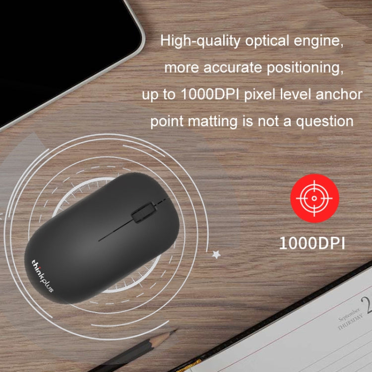 Lenovo Thinkplus WL80 Business Portable Ergonomic Wireless Mouse - Wireless Mice by Lenovo | Online Shopping South Africa | PMC Jewellery | Buy Now Pay Later Mobicred