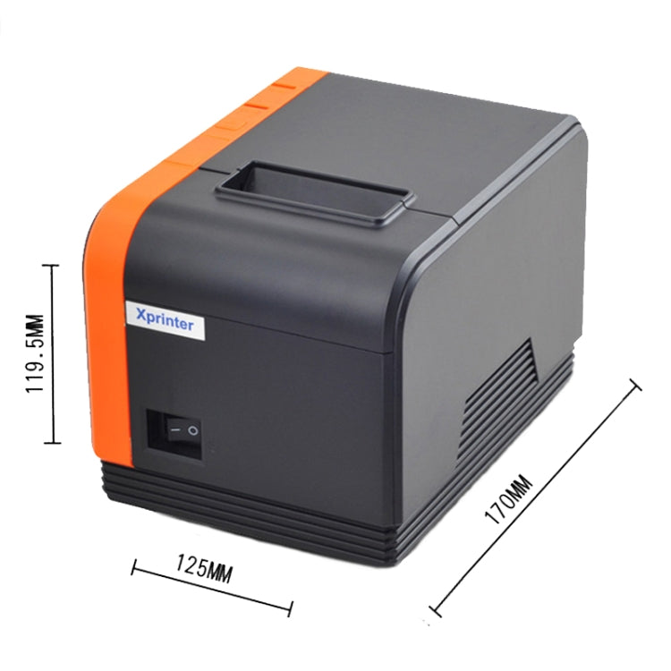 Xprinter XP-T58L 58mm Supermarket Cashier Receipt Thermal Printer, Spec: USB Port(UK Plug) - Printer by Xprinter | Online Shopping South Africa | PMC Jewellery | Buy Now Pay Later Mobicred