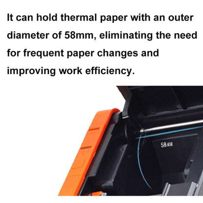 Xprinter XP-T58L 58mm Supermarket Cashier Receipt Thermal Printer, Spec: Parallel Port(EU Plug) - Printer by Xprinter | Online Shopping South Africa | PMC Jewellery | Buy Now Pay Later Mobicred