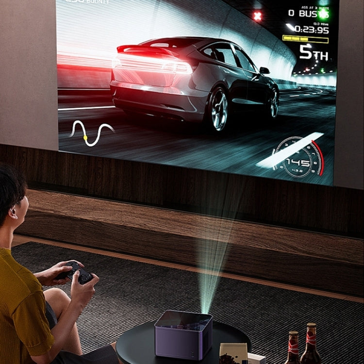 K1 1080P HD Motorized Focus Projector Home 5G Dual-Band WiFi Wireless Projector(AU Plug) - Mini Projector by PMC Jewellery | Online Shopping South Africa | PMC Jewellery | Buy Now Pay Later Mobicred