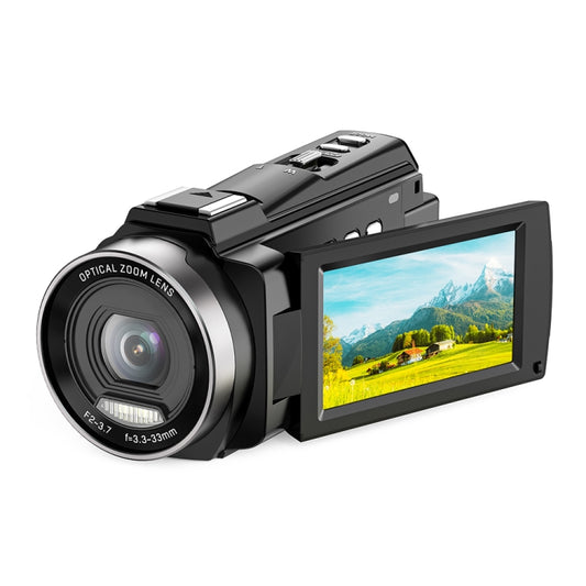 HDV265K 5K 30FPS 3.0-Inch HD Digital 3X Optical Zoom Outdoor Sports DV Camera UK Plug(Black) - Video Cameras by PMC Jewellery | Online Shopping South Africa | PMC Jewellery | Buy Now Pay Later Mobicred