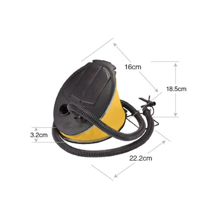 3L Foot Pump Foot-Operated Inflatable Pump for Inflatable Bed / Swimming Ring / Kayak(Yellow) - Marine Accessories & Parts by PMC Jewellery | Online Shopping South Africa | PMC Jewellery | Buy Now Pay Later Mobicred