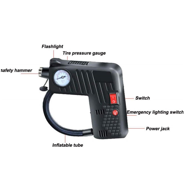 YX-301 12V Multi-Function Car Electric Portable Hand-Held Inflatable Pump(Green) - Inflatable Pump by PMC TechLife | Online Shopping South Africa | PMC TechLife