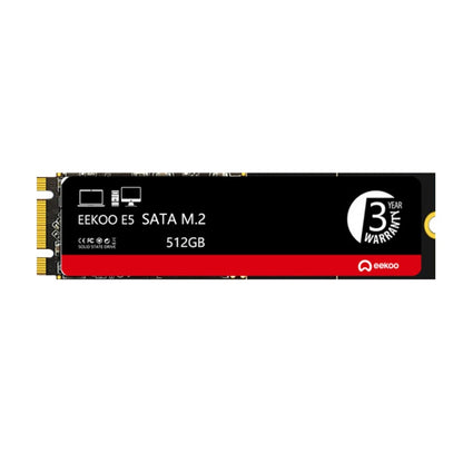 Eekoo E5 M.2 SATA Solid State Drives for Desktops / Laptops, Capacity: 512G - External Solid State Drives by eekoo | Online Shopping South Africa | PMC Jewellery | Buy Now Pay Later Mobicred