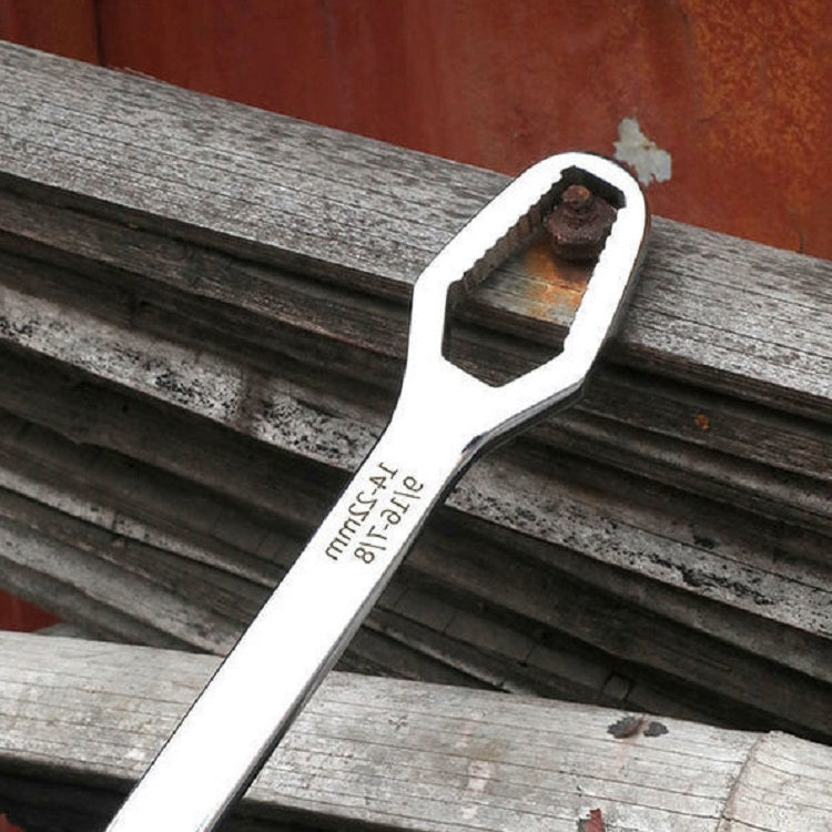 Multi-Function Plum Wrench Open Adjustment Double-Headed Self-Tightening Wrench(Silver) - free shipping - PMc TechLife - Order now!