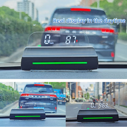 L5 HUD Head UP Display Speed OBD Car Display Discoloration Atmosphere Light Electric Barrier Head UP Display System - Head Up Display System by PMC Jewellery | Online Shopping South Africa | PMC Jewellery | Buy Now Pay Later Mobicred