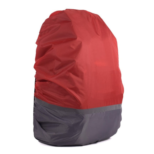 2 PCS Outdoor Mountaineering Color Matching Luminous Backpack Rain Cover, Size: XL 58-70L(Gray + Red) - Rain Cover Bags by PMC Jewellery | Online Shopping South Africa | PMC Jewellery | Buy Now Pay Later Mobicred