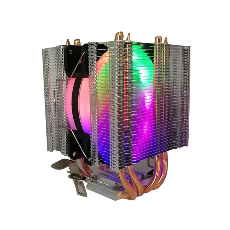 COOL STORM CT-4U-9cm Heat Pipe Dual-Tower CPU Radiator Copper Pipe 9 Cm Fan For Intel/AMD Platform Specification： Aurora Single Fan 4 Line - Fan Cooling by COOL STORM | Online Shopping South Africa | PMC Jewellery | Buy Now Pay Later Mobicred