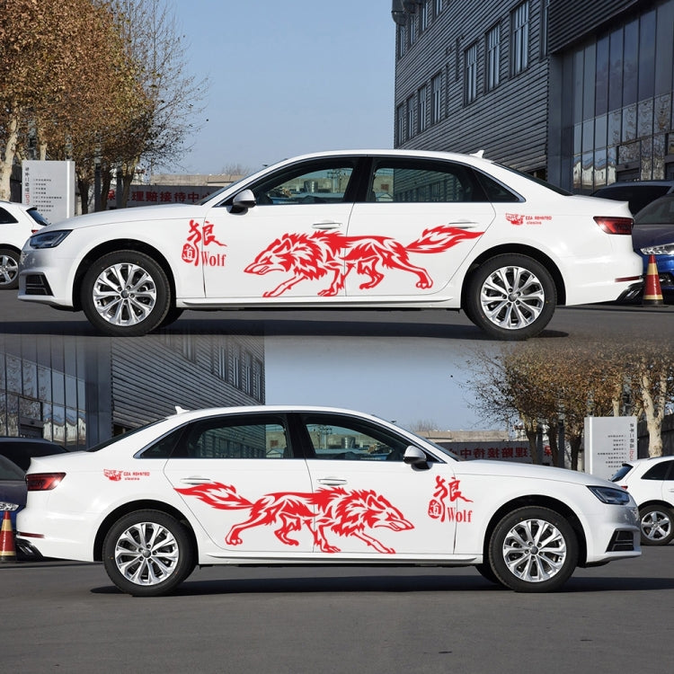 D-70 Wolf Totem Car Stickers Car Personality Modified Car Stickers(Red) - Decorative Sticker by PMC TechLife | Online Shopping South Africa | PMC TechLife | Buy Now Pay Later Mobicred