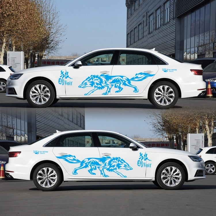D-70 Wolf Totem Car Stickers Car Personality Modified Car Stickers(Blue) - Decorative Sticker by PMC TechLife | Online Shopping South Africa | PMC TechLife | Buy Now Pay Later Mobicred