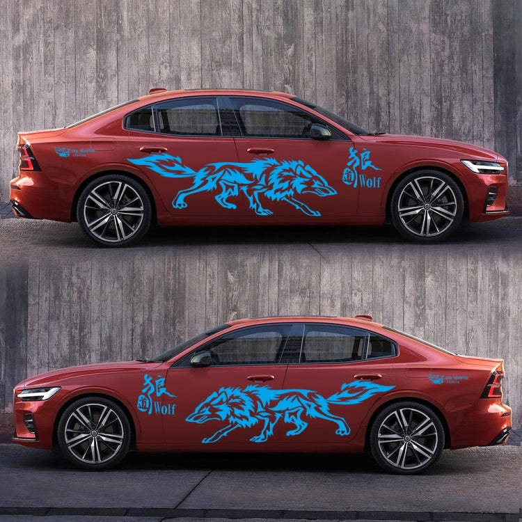 D-70 Wolf Totem Car Stickers Car Personality Modified Car Stickers(Blue) - Decorative Sticker by PMC TechLife | Online Shopping South Africa | PMC TechLife | Buy Now Pay Later Mobicred