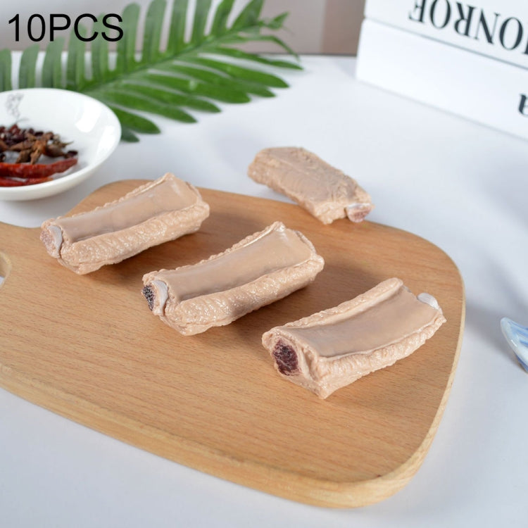10 PCS Simulation Ribs Model Food Model Shoot Props(Original Color) - free shipping - PMC TechLife - Order now!