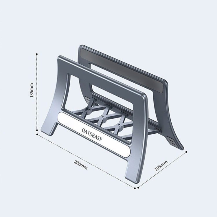 Oatsbasf 03671 Multifunctional Computer Tablet Cellphone Storage Bracket, Colour: Simple Version (White) - free shipping - PMC Jewellery - Order now!